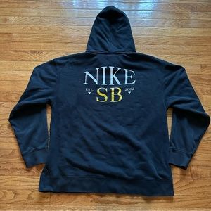 Nike SB Arch Black Essential Pull-Over Hooded Sweatshirt Size XLarge